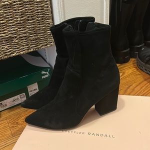 Loeffler Randall black booties